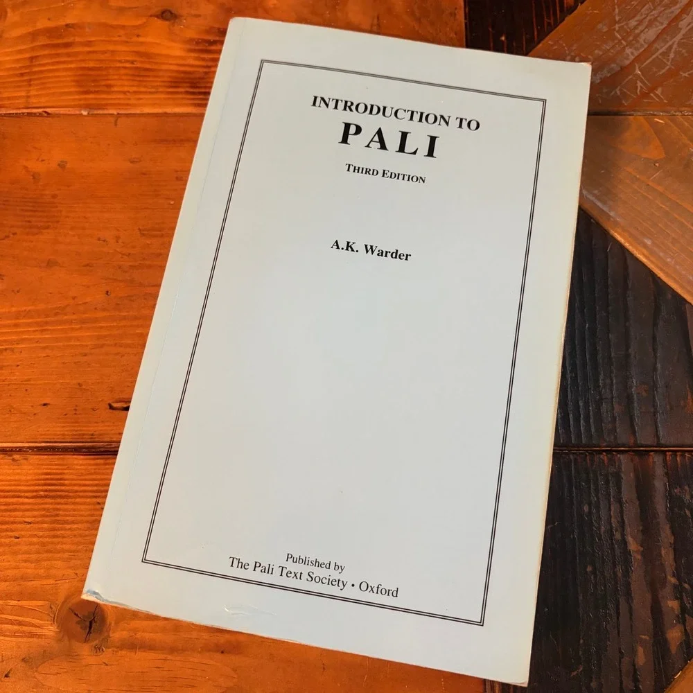 Introduction to‎ Pali Third Edition A.K. Warder The Pali Text Society 2001 Book